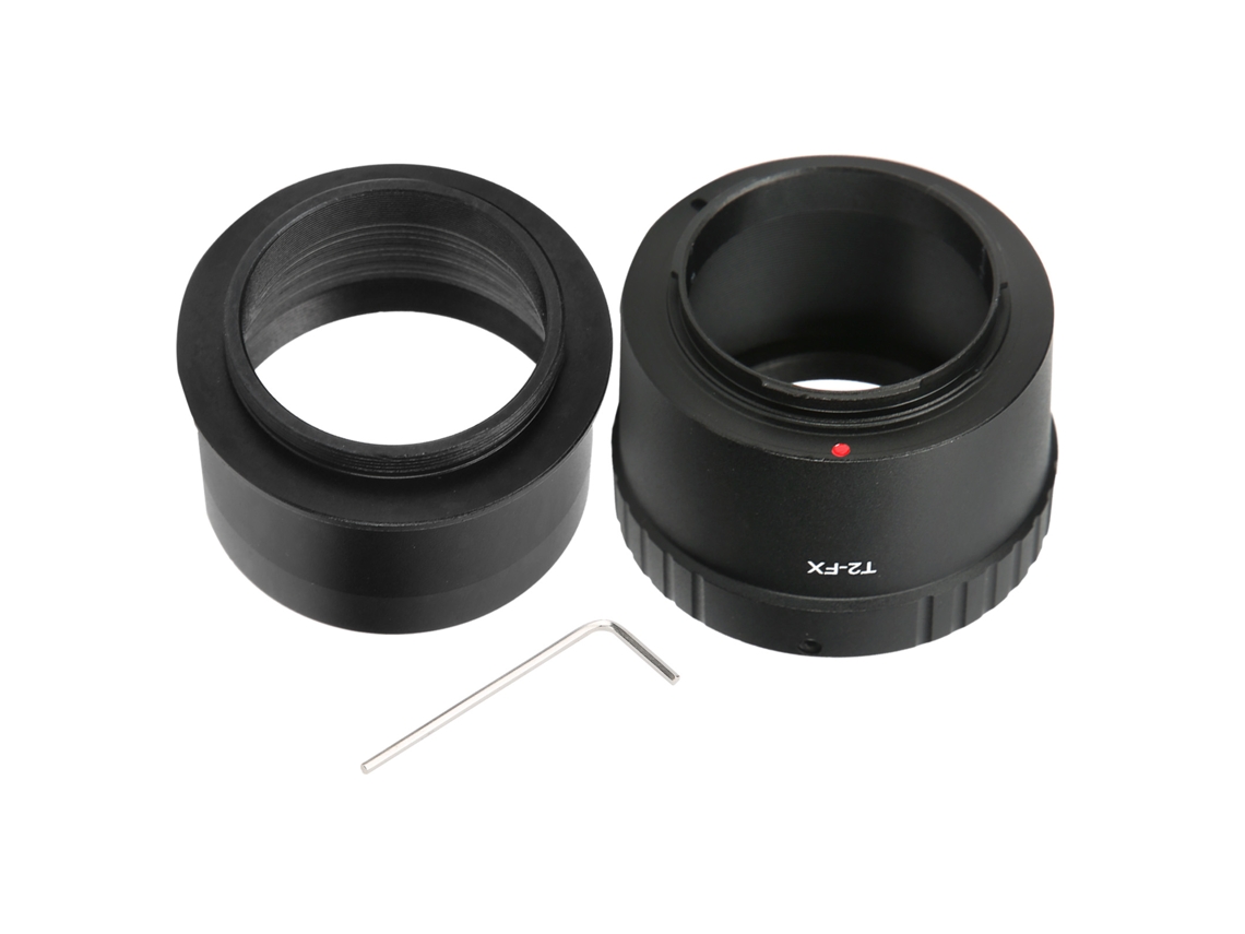 2026 adaptador T para Telescópio e Adaptador de Lente T2 para Fx para Câmera Fujifilm Fx, 2 Polegadas