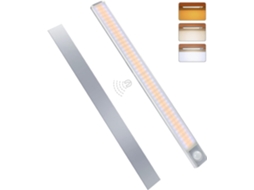 Luminária De Guarda, Roupa Com 160 Leds, Sensor De Movimento, Brilho Ajustável Em 3 Cores, Recarregável Via Usb, Sem Fio, Ideal Para Armários