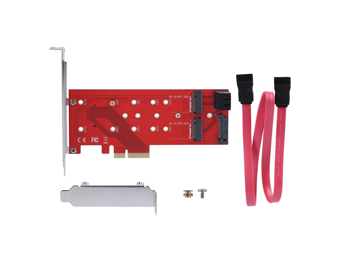 Adaptador Mini Pci e 4x para 3 Ngff LAXISCREED