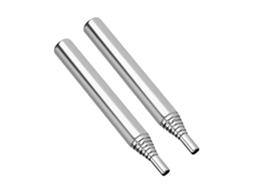 2pcs Cana de Sopro Inox Plegável para Camping