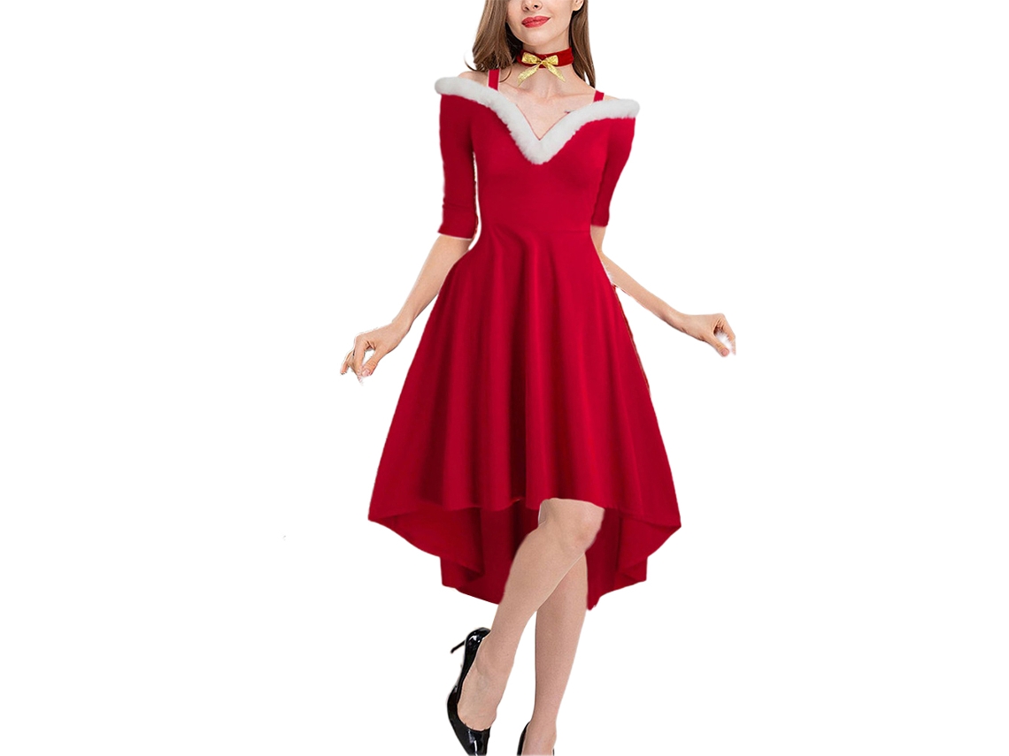 Vestido Acolchoado Laxiscreed Com Corte Ajustado E Rodado, Elegante E Confortável Para Diversas Ocasiões