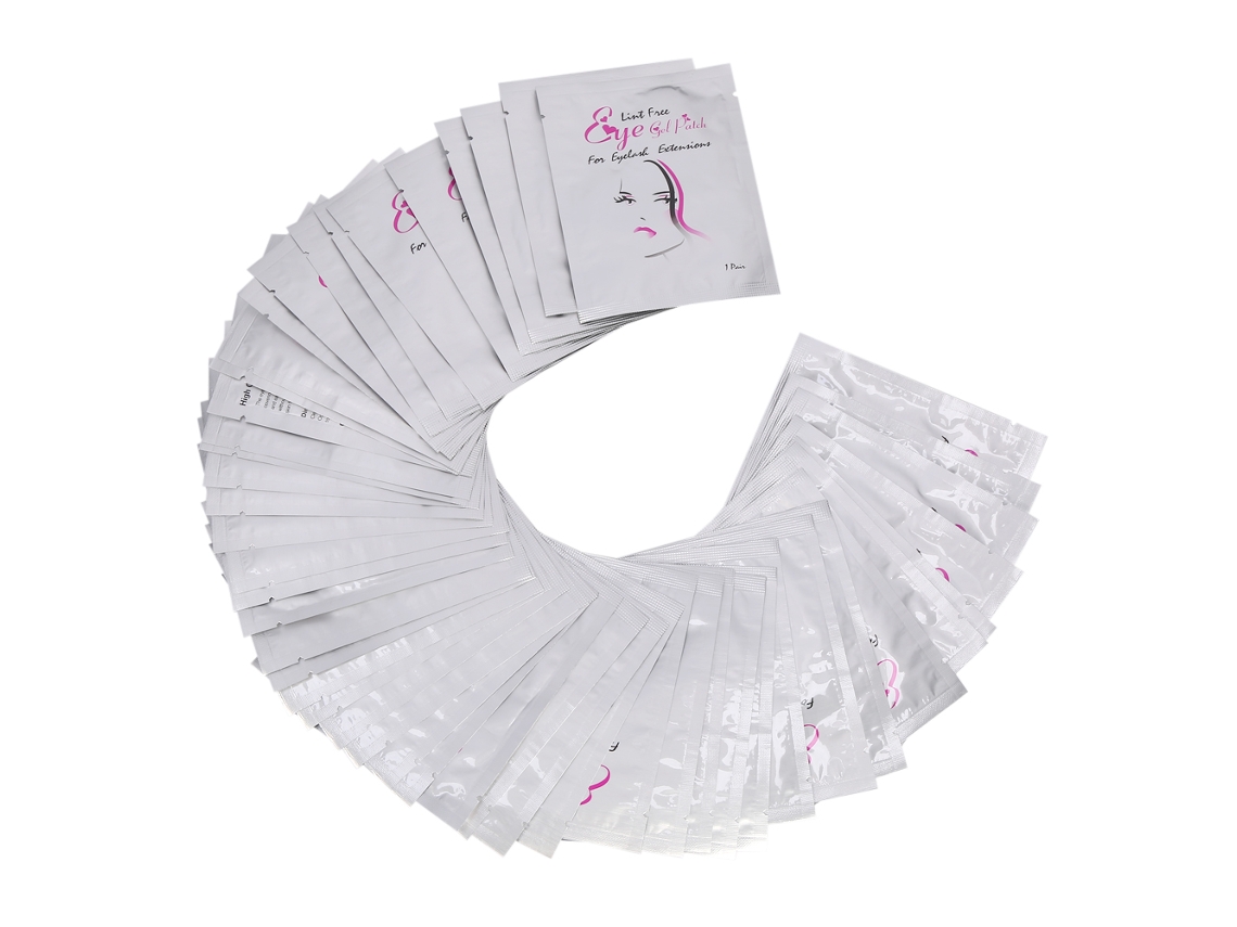 Parches De Hidrogel Para Extensão De Cílios Adesivos Sobrancelha Olho Gel Pads (30 Pares Cabeça Prata Beleza)
