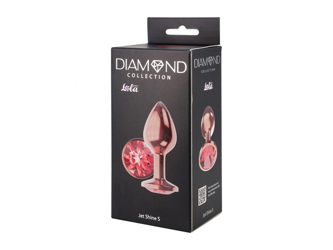 Plug Plug Anal Ruby Shine S Rose Gold DIAMOND COLLECTION