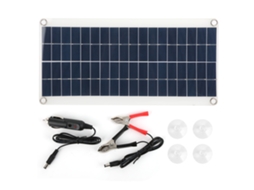 Painel Solar Policristalino de 18v 8w para Camping Ao Ar Livre, Portátil e Multifuncional BRILVIBERA
