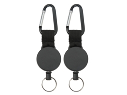 Chaveiro Retrátil Aço Inox 2 Unidades Type a 0.7mm