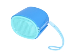 Caixa Mali A6 Bluetooth 5.0 Portátil, Sem Fio, Estéreo, com Cordão Azul