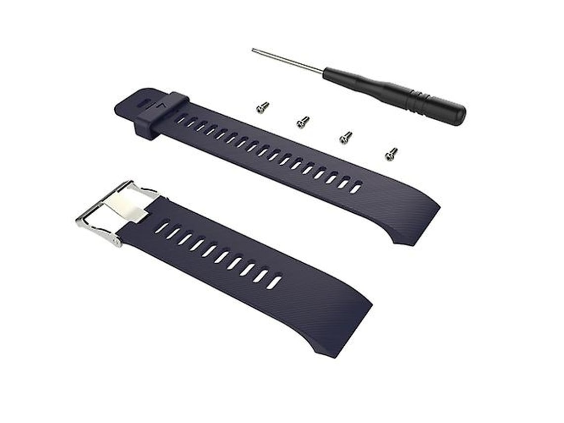 Pulseira De Relógio Lurelia Para Garmin Forerunner 30 / 35 Silicone Azul