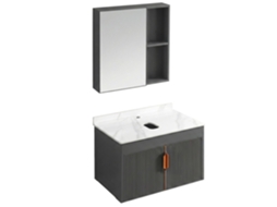 Conjunto de Móveis de Casa de Banho com Tampo REA Top Aa18 Marti Grey 60cm
