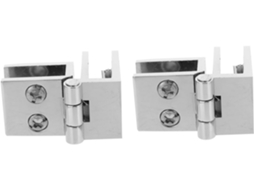 Conjunto De 2 Dobradiças Liga Zinco Para Portas Armário, Com