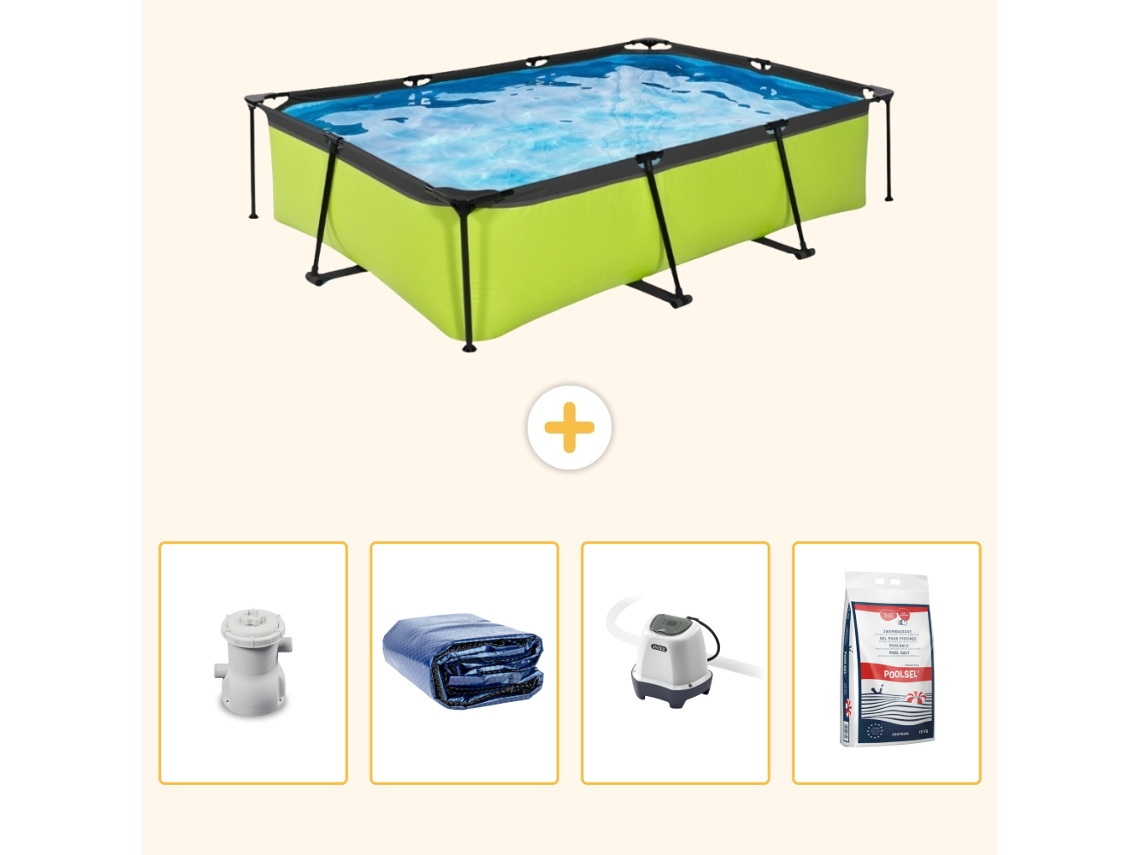Exit-toys Piscina Exit Retangular - 300x200x65 Cm - 5-peças S329