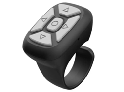 Controle Remoto Bluetooth Para Selfies, Dispositivo Com Aplicativo Para Celular, Controle Remoto De Anel De Dedo, Controle Remoto Com Fio Preguiçoso