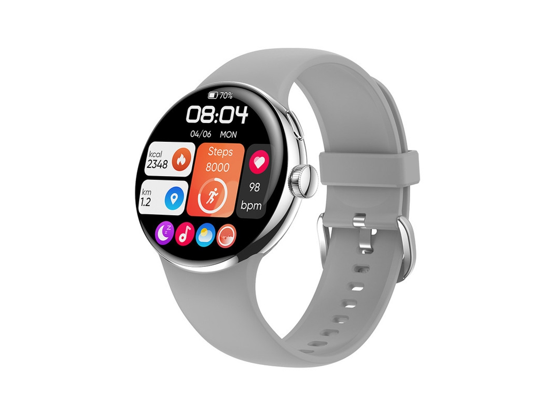 Smartwatch, 1.3, Relógio Multiesportivo, Cinza Bestvite