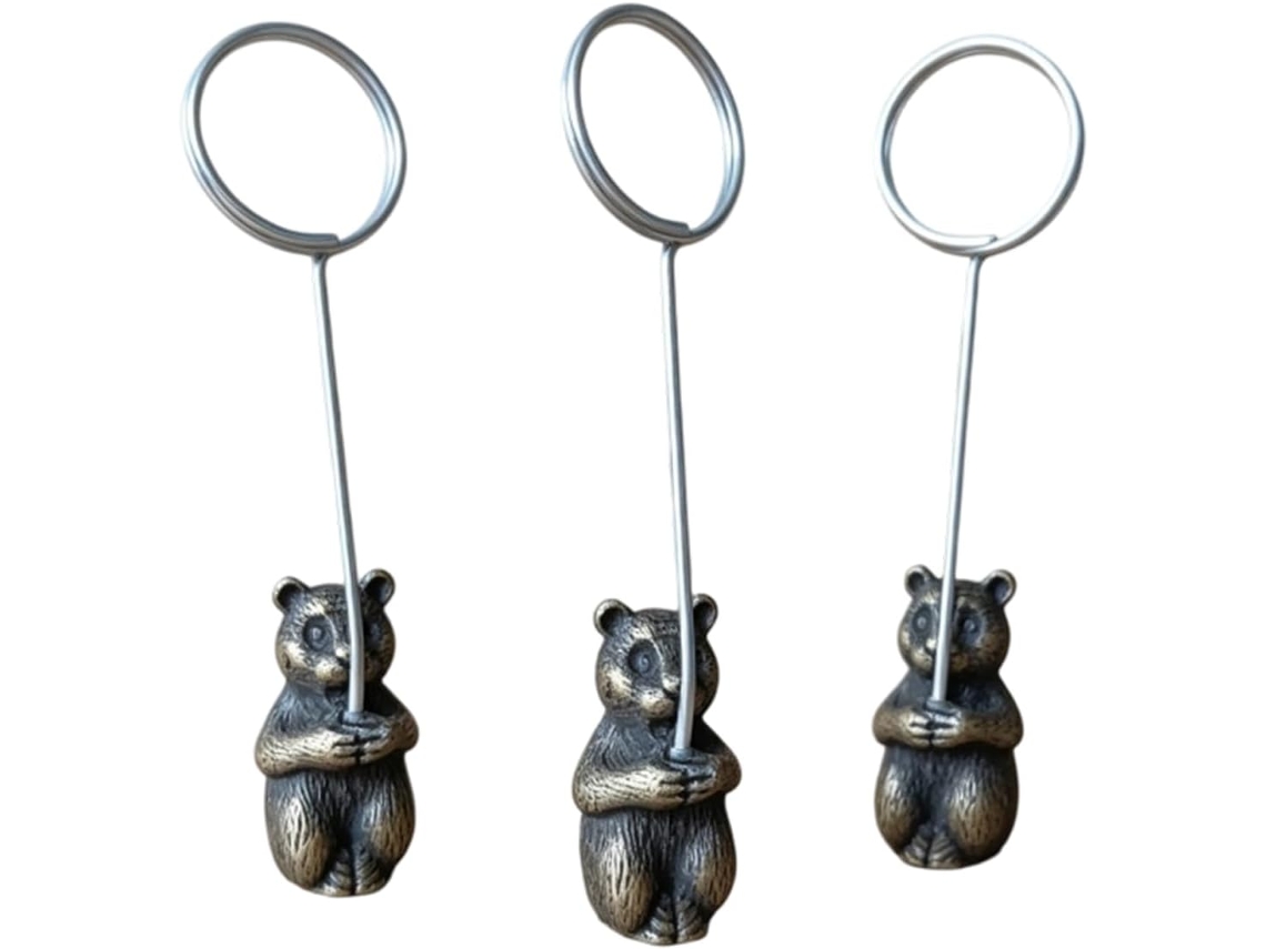 Clips de papel resistentes com temas criativos para decoração de festas e pequenos recados, marcadores de mesa.