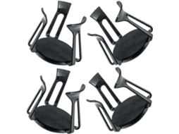 Conjunto de 4 peças de suporte para bebidas antiderrapantes e autossustentáveis, organizador multifuncional.