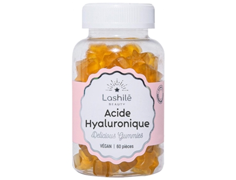 Ácido Hialurônico 60 Gomas LASHILÉ BEAUTY