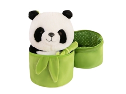 Mali pelúcia de Animal com Tubo de Bambu Olhos Grandes Expressão Vivida Brinquedo Macio 25cm