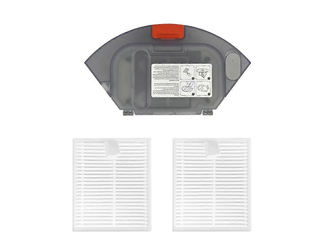 2 In 1 Water Tank Dust Box For E10 E12 B112 Robot Vacuum Cleaner Spare Pa_glo