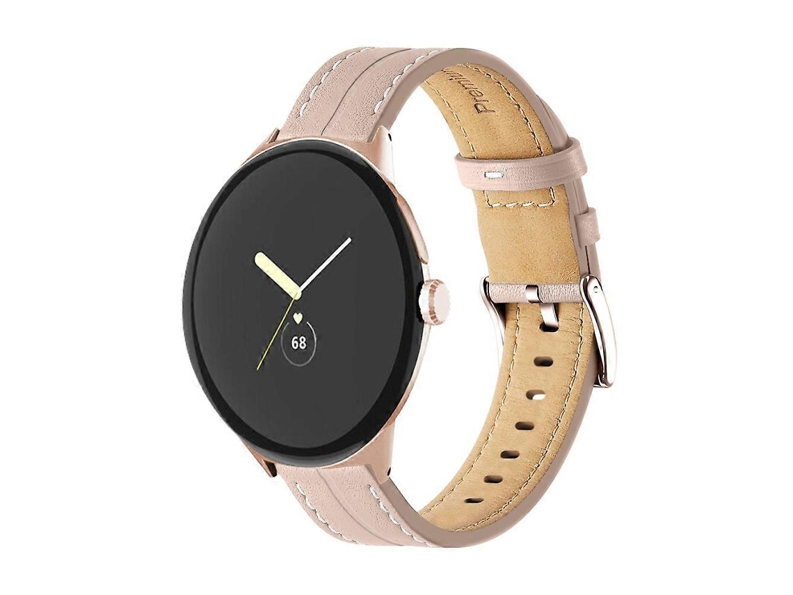 Pulseira De Couro Com Slots Para Relógio Google Pixel
