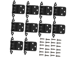 Conjunto De 10 Dobradiças Metálicas Com Fechamento Automático Para