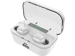 Auriculares Bluetooth True Wireless Bestvite G6s8202 (in Ear - Microfone - Noise Cancelling - Branco)