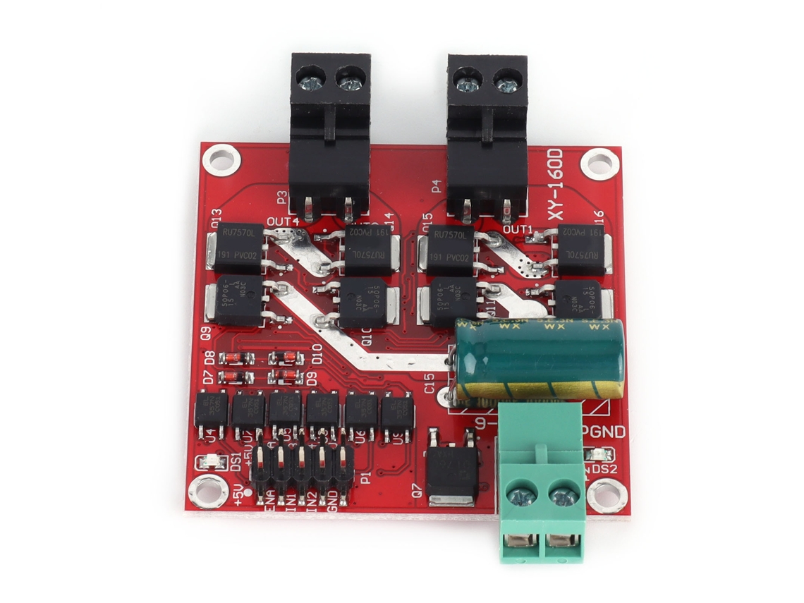Módulo De Acionamento De Motor Dc Laxiscreed Com Design Duplo H-bridge Velocidade Ajustável