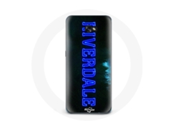 Capa para Samsung Galaxy A3 2017 Riverdale Series logotipo azul