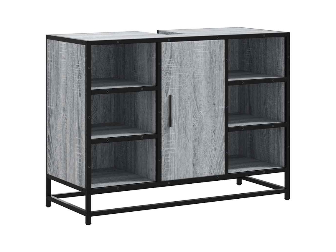 Bathroom Sink Cabinet, Bathroom Sink Cabinets Vidaxl Cinzeto Madeira Processada (n/a)
