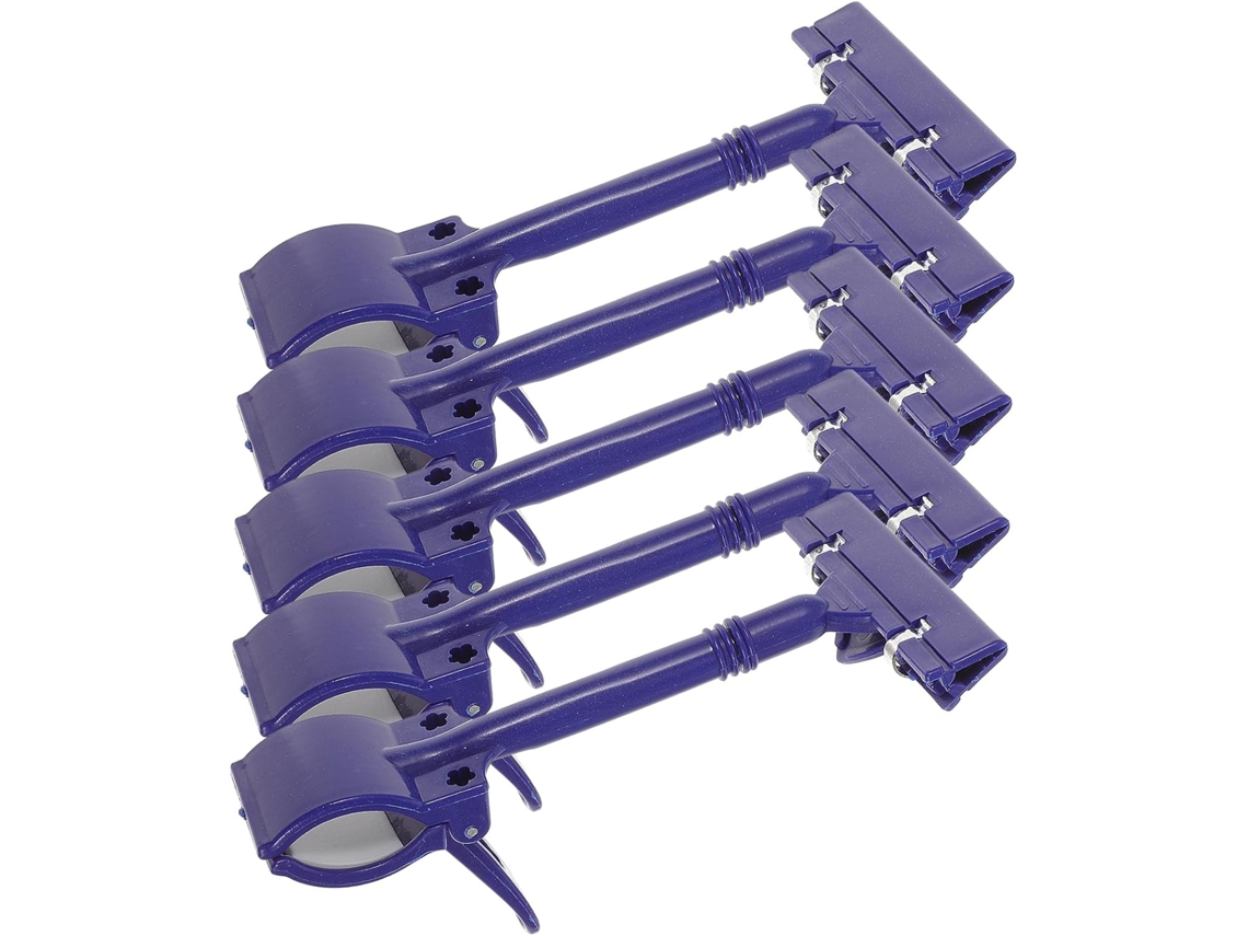 Suportes Para Placas De Sinalização Uonlytech, Com Cabeça Dupla De Plástico Para Fácil Exibição Pacote 5 Peças, Duráveis