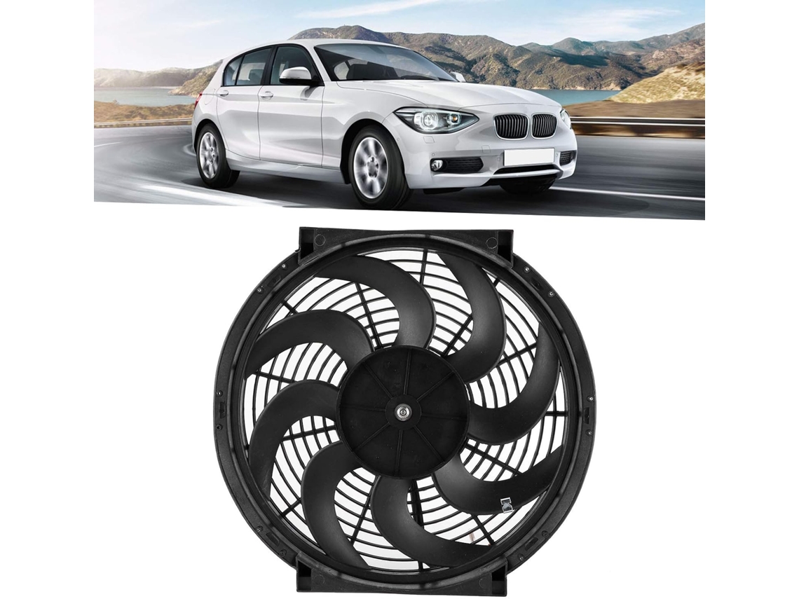 Ventilador De Resfriamento Automotivo Wakects 12v 90w, Ventilador Elétrico Universal De 14 Polegadas Para Caminhões