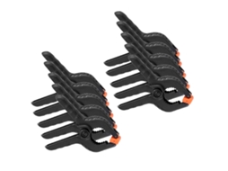 10 Peças Clamp De Mola Plástica Preta 2 Polegadas A Tipo Ferramenta Diy Madeira