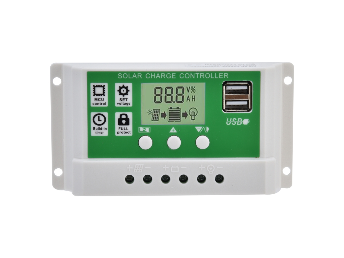 Controlador de Carga Solar com USB 12/24v S/MARCA