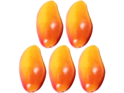 Mangas Artificiais Ultechnovo, Modelos De Frutas Falsas, Conjunto De 5, Laranja, Feitas De Espuma Eva, Cor E E