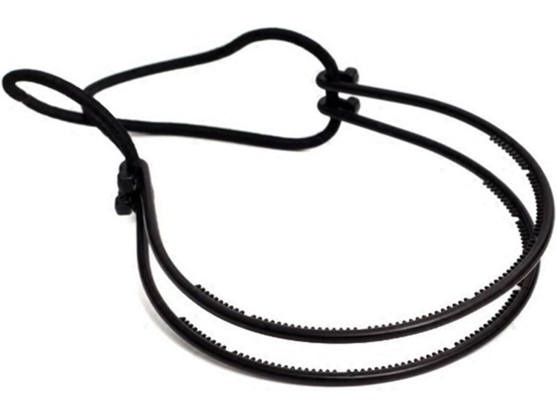 Faixa De Cabelo Preta De Plástico Com Tecido Elástico Confortável, Acessório.