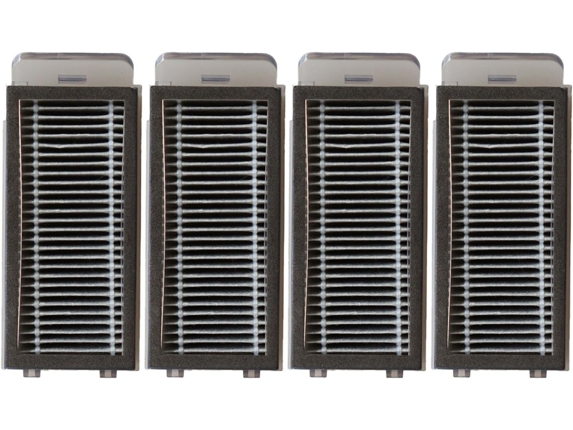 Conjunto De 4 Filtros Hepa Para Aspiradores Robô Dreame X50 Ultra