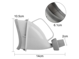 A Mictório Higiênico com Pedestal de Silicone Mictório Feminino Mictório de Viagem Barraca de Acampamento Mictório de Emergência