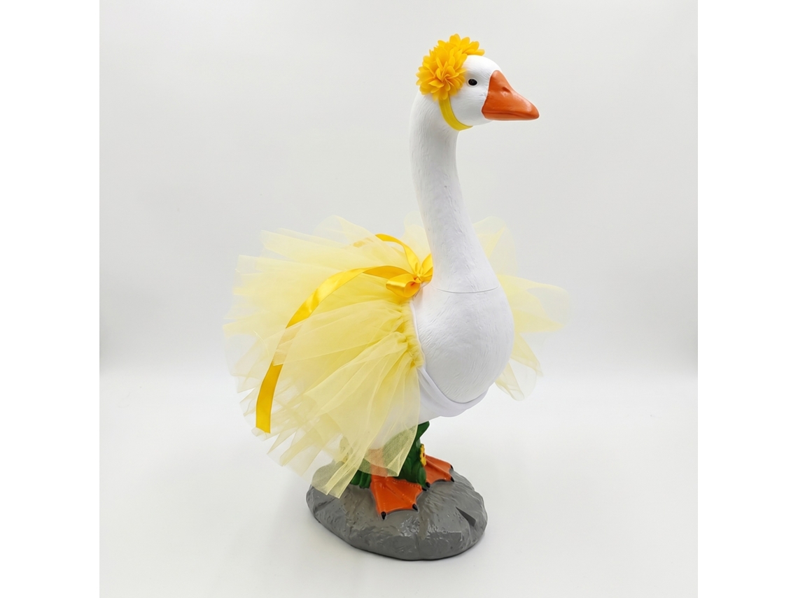 Laxiscreed Roupa De Galinha Branca De 23 Polegadas Com Acessório Para Galinha No Jardim E Saia Plissada Nova Coleção