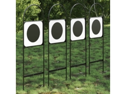 Vidaxl Marcadores De Adestramento 4 Pcs Aço