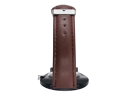 Relógio de Pulso Feminino de Padrão Animal Pulseira de Couro Pu Quartzo Café