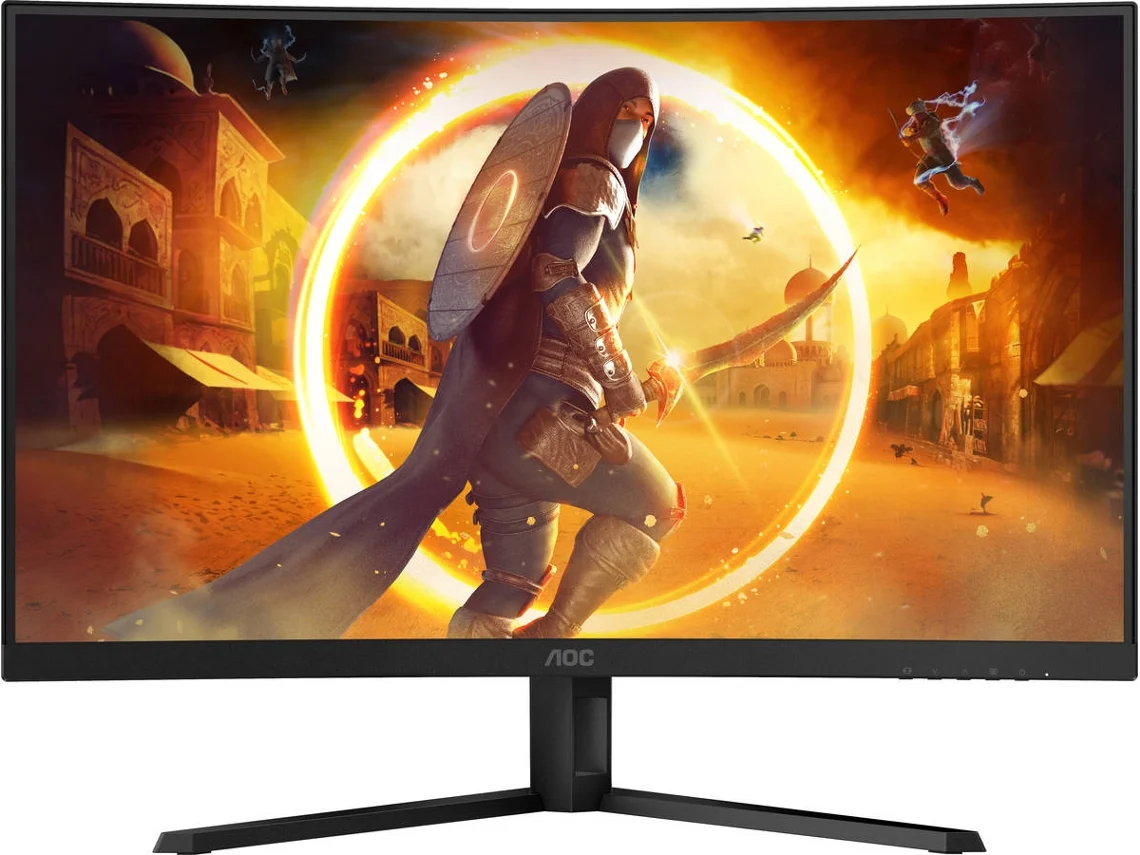 Monitor Gaming Curvo AOC G4 CQ32G4VE (Outlet Caixa Aberta - 31,5'' - QHD - 0,5 ms - 180 Hz)