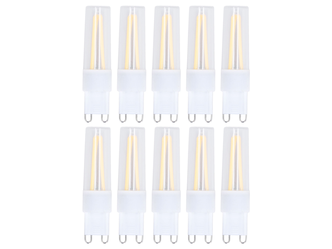Conjunto de 10 Lâmpadas Led G9 com Luz Quente CHABERLU