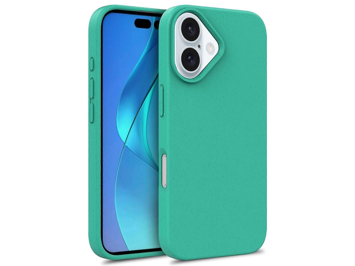 Capa Híbrida Biodegradável De Palha De Trigo E Tpu Para Iphone 16