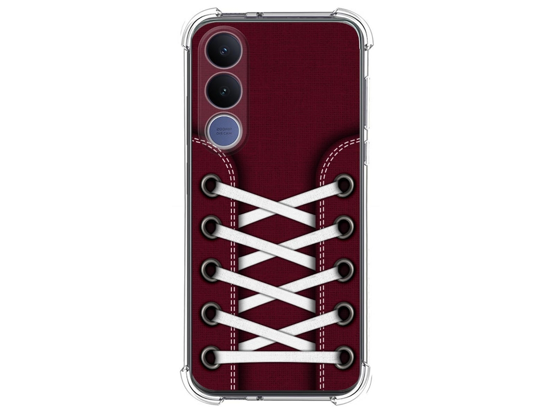 Capa Tumundosmartphone De Silicone À Prova De Choque Para Vivo V70 Fe Design De Tênis 17 Desenhos