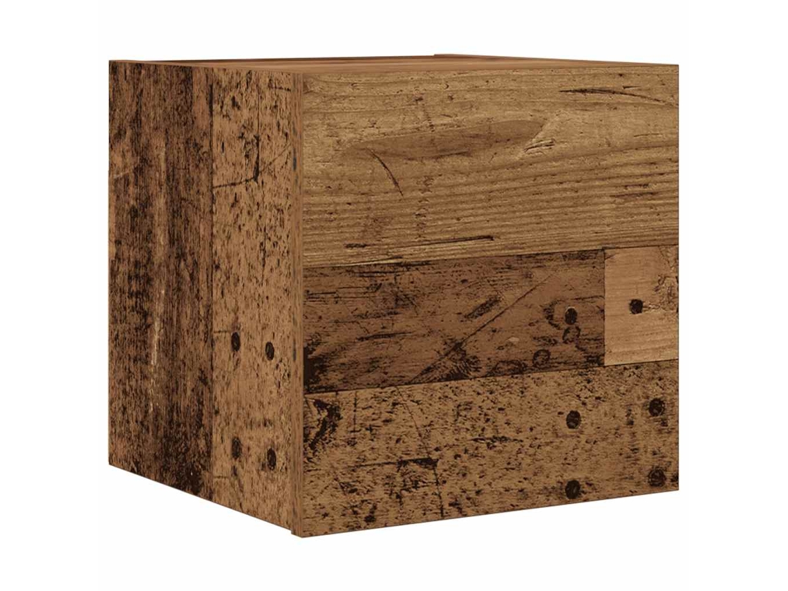 Móvel de Tv de Parede 30,5x30x30 Cm Madeira Velha MAISON EXCLUSIVE