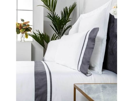 Conjunto de Lençois COTTON ARTEAN (Cinzento - Cama de 180 cm - Algodão)