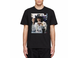 Rockinstone Pulp Fiction Men's T-shirt Mia Milkshake Tee - Black Size:m