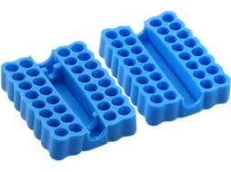 Estojo Organizador Para Brocas Com 32 Furos Encaixe Hexagonal,