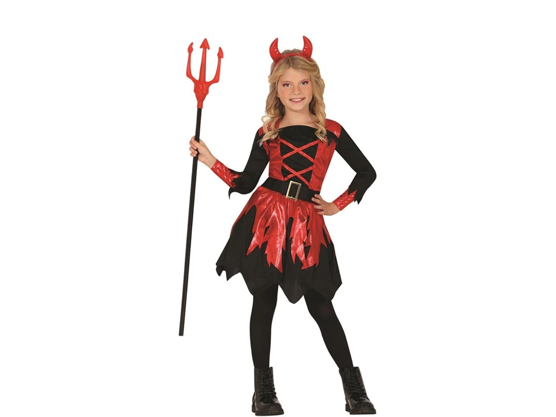 Fato de diabo para menina