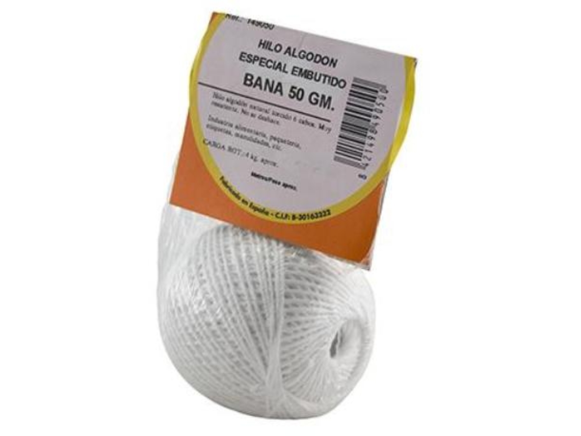 Ovillo hilo algodon para embutir 50gr blister