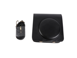Protective Pu Leather Camera Case Bag With Strap For Sq6 LAXISCREED (black)