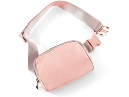 Bolsa de Cintura Unissex 2025, Mini Mochila, Rosa, para Corrida, Viagem, Senderismo | S/MARCA
